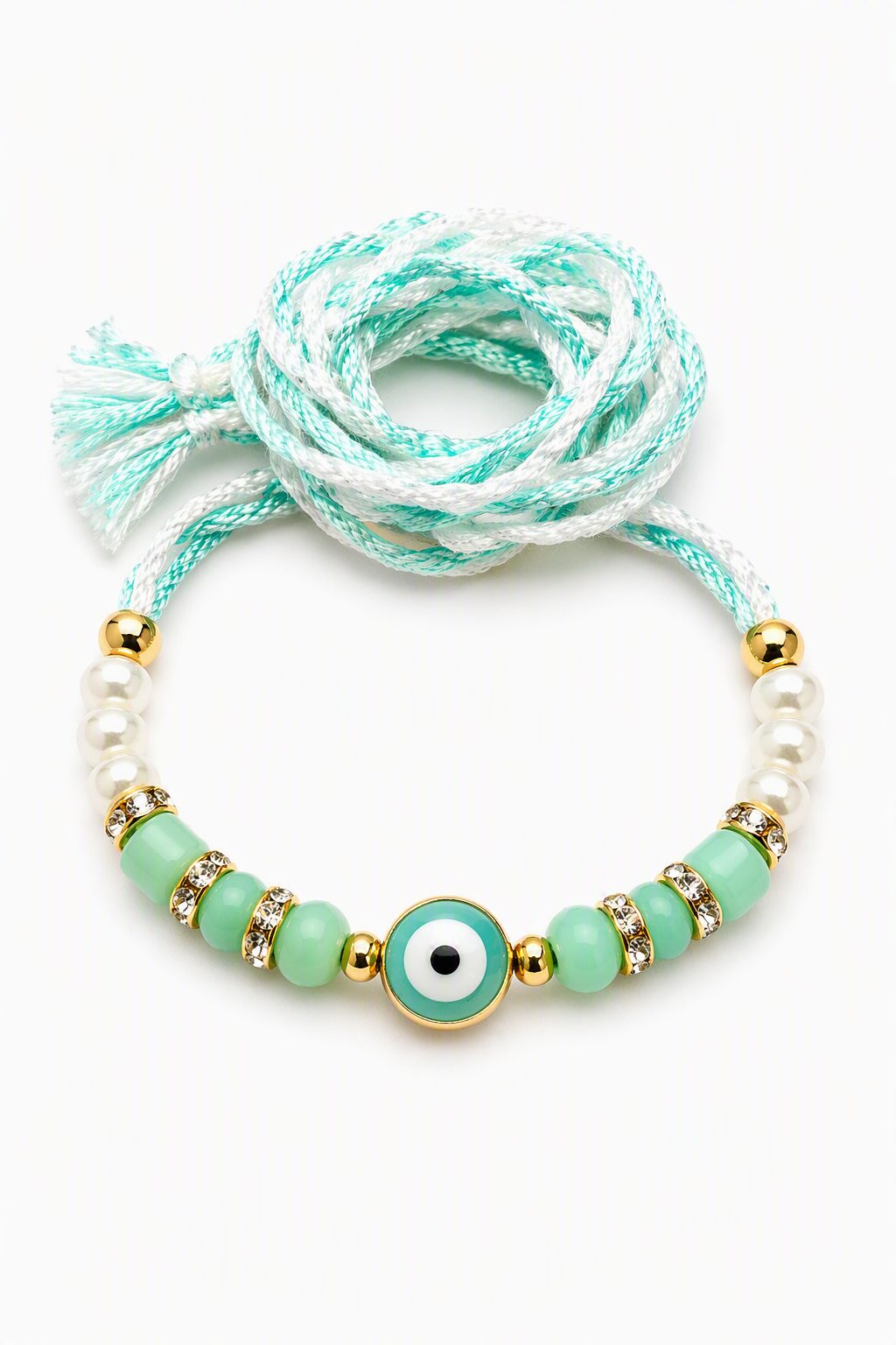 Mint Evil Eye Designer Rakhi