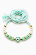 Mint Evil Eye Designer Rakhi
