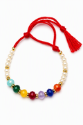 Rainbow Pearl Friendship Rakhi