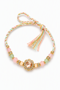 Pastel Luxe Crystal Rakhi