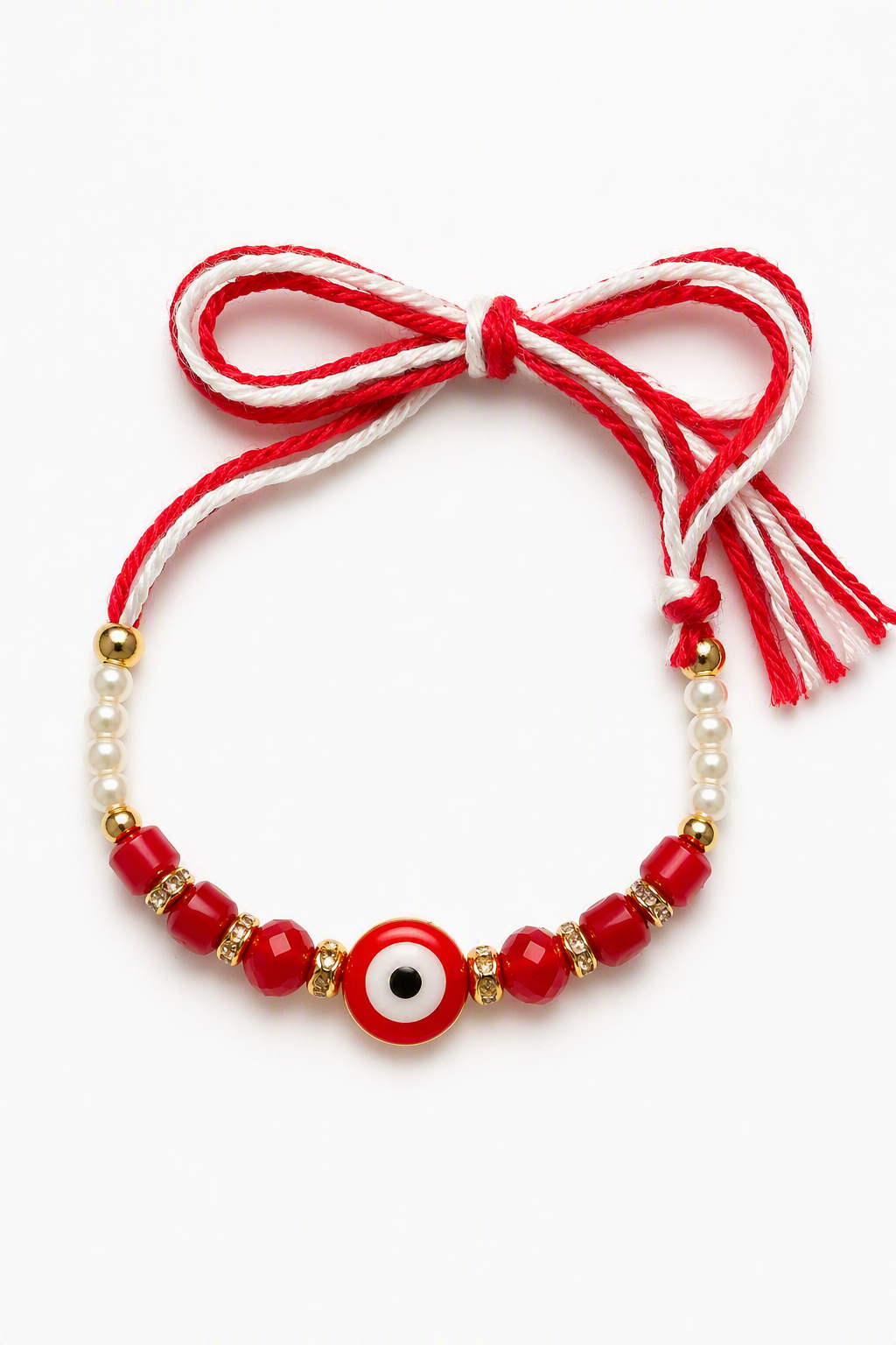 Ruby Red Evil Eye Classic Rakhi