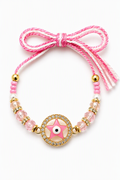 Pink Star Evil Eye Designer Rakhi