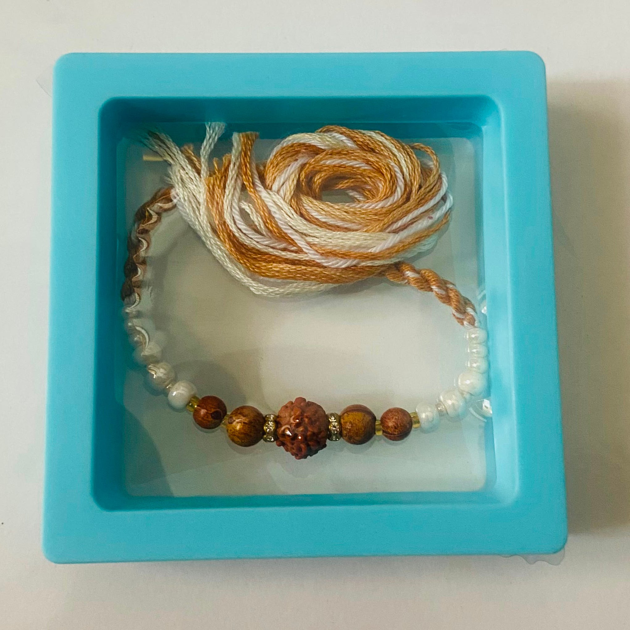 Divine Rudraksha Protection Rakhi