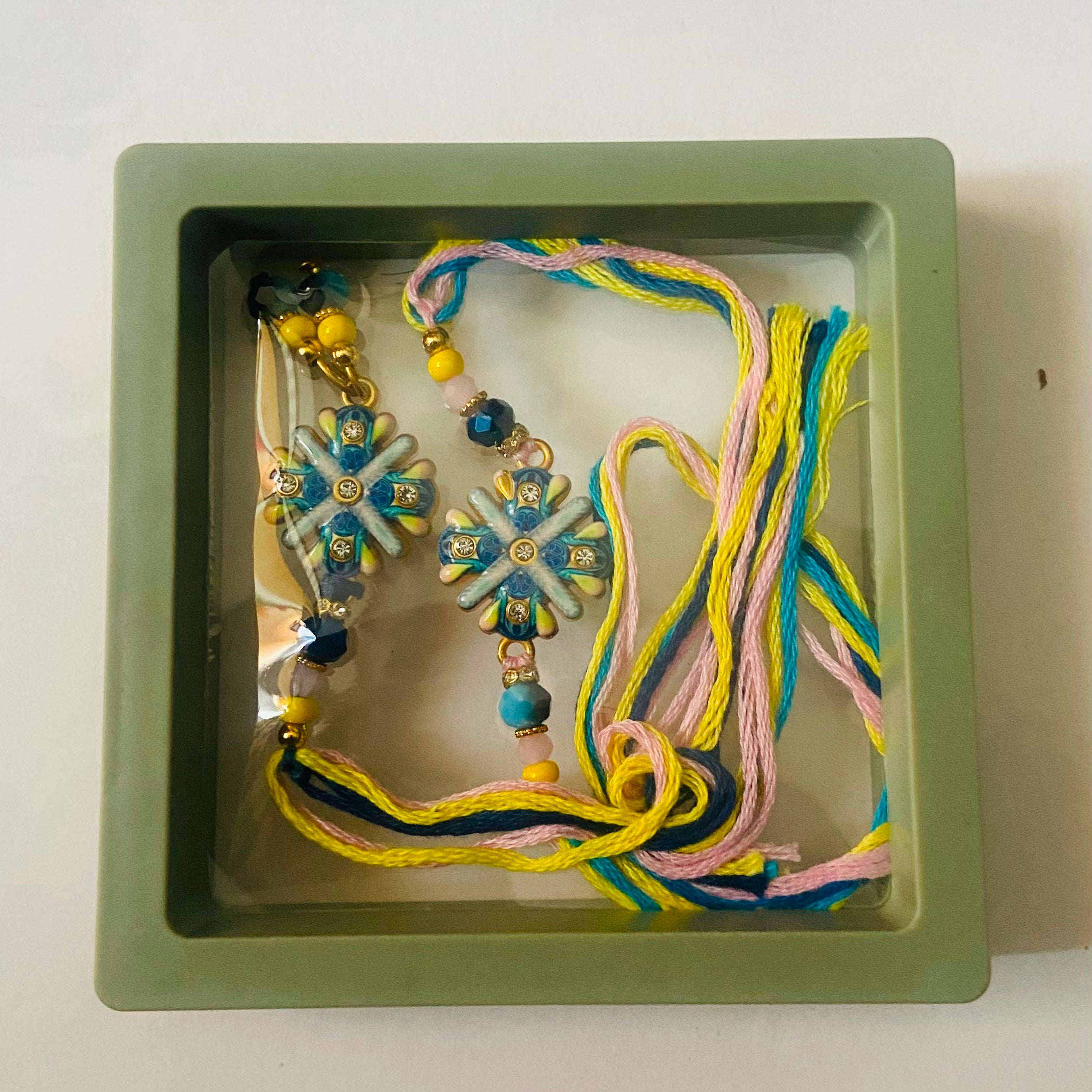 Pastel Bloom Rakhi